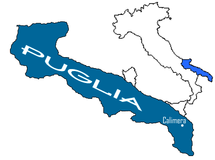 Cartina della Puglia